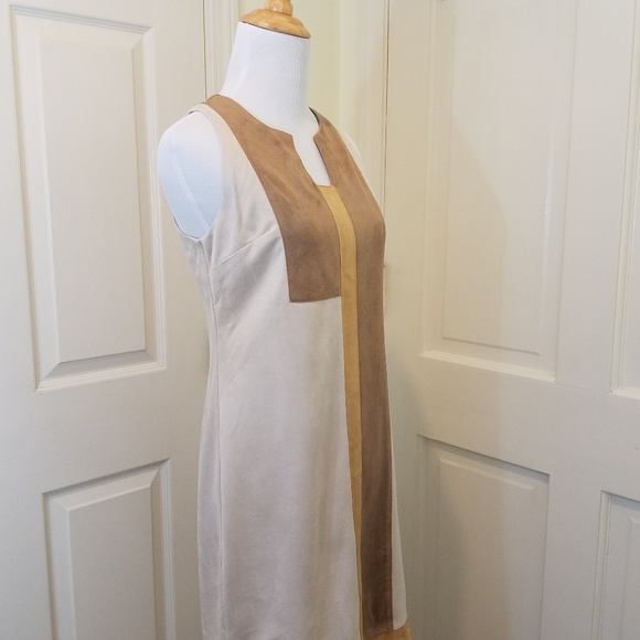 CATO FAUX SUEDE COLOR BLOCK DRESS 🔥🔥🔥 - Picture 4 of 4